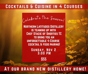 (Event Tickets) Cocktails & Cuisine in 4 Courses - Tap for Information